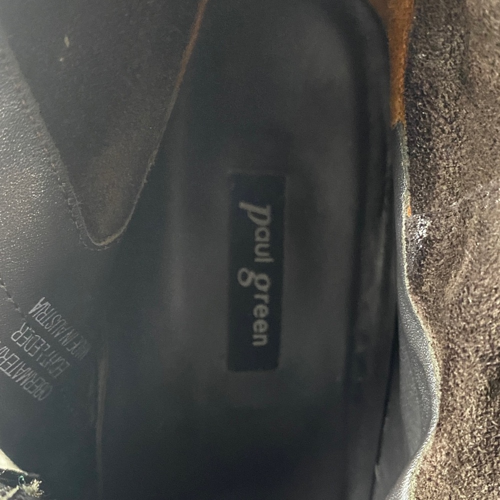 Paul Green Dark Brown Ankle Boots with Double Buckles measures 27.5 centimeters - Picture 9 of 16